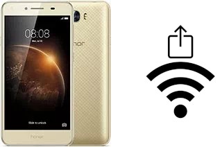 Como gerar um código QR com a senha Wifi em um Huawei Honor 5A