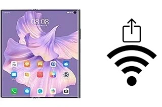 Como gerar um código QR com a senha Wifi em um Huawei Mate Xs 2