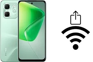 Como gerar um código QR com a senha Wifi em um Infinix Infinix Hot 50i