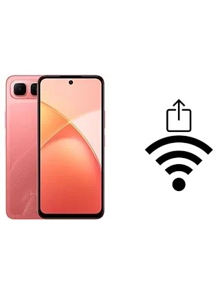 Como gerar um código QR com a senha Wifi em um Infinix Smart 10 Plus