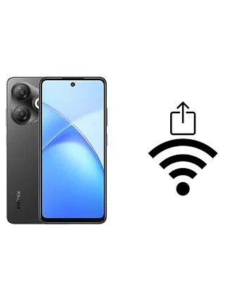 Como gerar um código QR com a senha Wifi em um Infinix Smart 10 HD