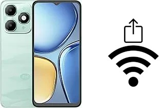 Como gerar um código QR com a senha Wifi em um itel A90