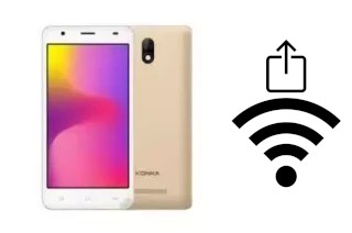 Como gerar um código QR com a senha Wifi em um Konka D9