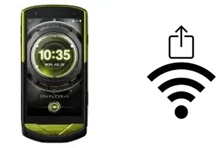 Como gerar um código QR com a senha Wifi em um Kyocera Torque G02
