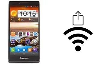 Como gerar um código QR com a senha Wifi em um Lenovo A880