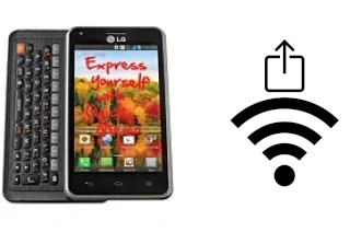 Como gerar um código QR com a senha Wifi em um LG Mach LS860