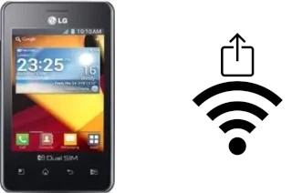 Como gerar um código QR com a senha Wifi em um LG Optimus L2 II
