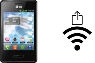 Como gerar um código QR com a senha Wifi em um LG Optimus L3 II