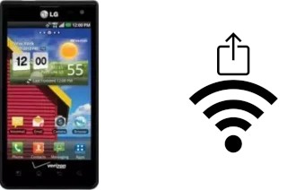 Como gerar um código QR com a senha Wifi em um LG Optimus Zone