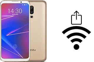 Como gerar um código QR com a senha Wifi em um Meizu 16X