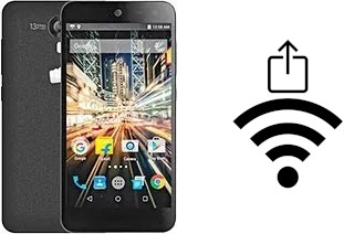 Como gerar um código QR com a senha Wifi em um Micromax Canvas Amaze 2 E457
