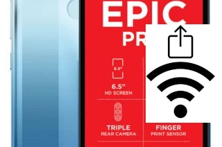 Como gerar um código QR com a senha Wifi em um Mobicel Epic Pro