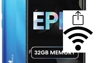 Como gerar um código QR com a senha Wifi em um Mobicel Epic