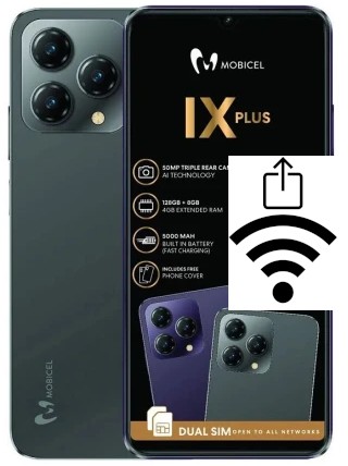 Como gerar um código QR com a senha Wifi em um Mobicel IX Plus