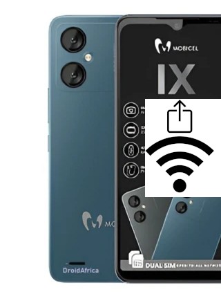 Como gerar um código QR com a senha Wifi em um Mobicel IX