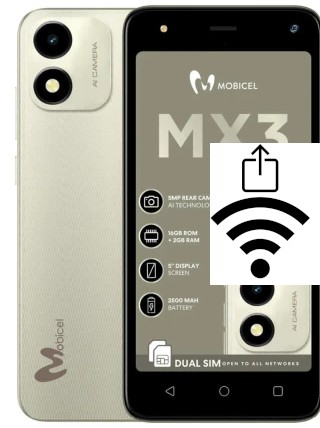 Como gerar um código QR com a senha Wifi em um Mobicel MX3