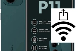 Como gerar um código QR com a senha Wifi em um Mobicel P11