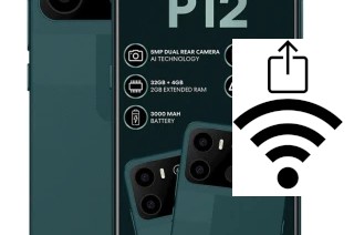 Como gerar um código QR com a senha Wifi em um Mobicel P12