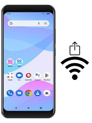 Como gerar um código QR com a senha Wifi em um Mobicel PX10