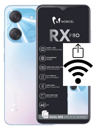 Como gerar um código QR com a senha Wifi em um Mobicel RX Pro