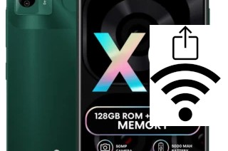 Como gerar um código QR com a senha Wifi em um Mobicel X9