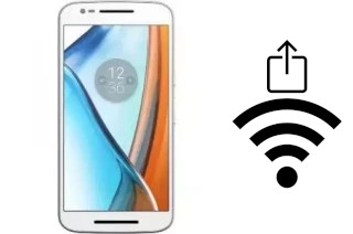 Como gerar um código QR com a senha Wifi em um Moto E3 Power