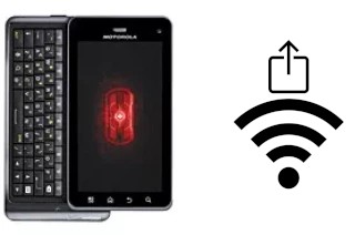 Como gerar um código QR com a senha Wifi em um Motorola DROID 3