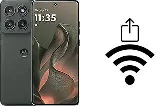 Como gerar um código QR com a senha Wifi em um Motorola Edge (2025)