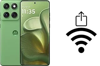 Como gerar um código QR com a senha Wifi em um Motorola Edge 60