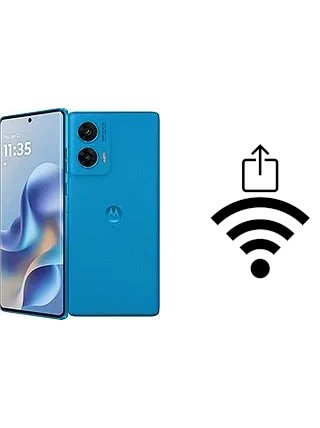 Como gerar um código QR com a senha Wifi em um Motorola G96