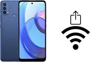 Como gerar um código QR com a senha Wifi em um Motorola Moto E30