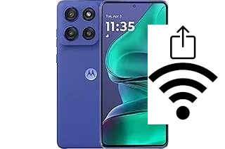 Como gerar um código QR com a senha Wifi em um Motorola Moto G Stylus 5G (2025)