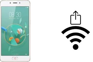 Como gerar um código QR com a senha Wifi em um nubia N2