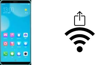 Como gerar um código QR com a senha Wifi em um nubia Z18 mini