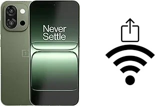 Como gerar um código QR com a senha Wifi em um OnePlus 13s
