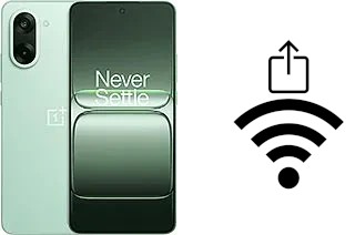 Como gerar um código QR com a senha Wifi em um OnePlus Ace 5 Racing