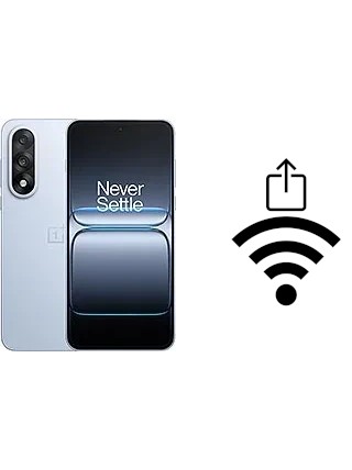 Como gerar um código QR com a senha Wifi em um OnePlus Nord 5