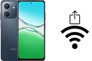 Como gerar um código QR com a senha Wifi em um Oppo A5x 4G