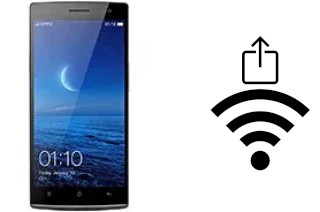 Como gerar um código QR com a senha Wifi em um Oppo Find 7