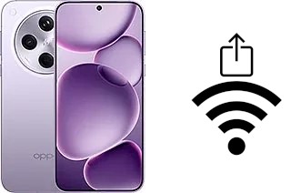 Como gerar um código QR com a senha Wifi em um Oppo Find X8s+