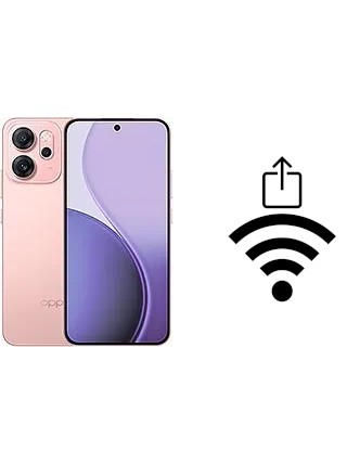 Como gerar um código QR com a senha Wifi em um Oppo Reno14 F