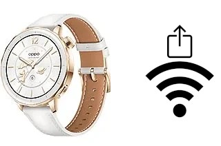 Como gerar um código QR com a senha Wifi em um Oppo Watch X2 Mini