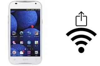 Como gerar um código QR com a senha Wifi em um Pantech Vega LTE EX IM-A820L