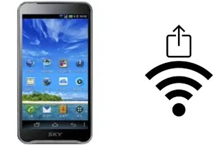 Como gerar um código QR com a senha Wifi em um Pantech Vega Racer 2 IM-A830L