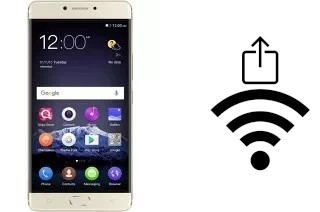 Como gerar um código QR com a senha Wifi em um QMobile M6