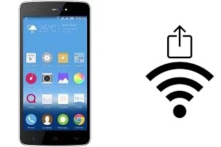 Como gerar um código QR com a senha Wifi em um QMobile Noir LT600
