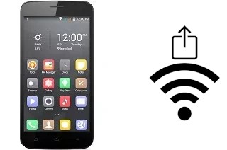 Como gerar um código QR com a senha Wifi em um QMobile Linq X100