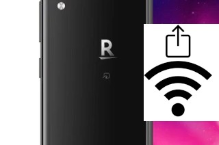Como gerar um código QR com a senha Wifi em um Rakuten Hand 5G