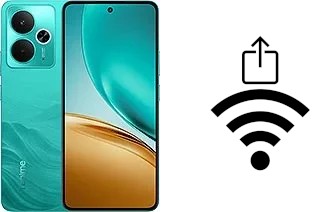 Como gerar um código QR com a senha Wifi em um Realme 14T