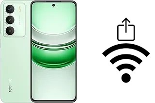 Como gerar um código QR com a senha Wifi em um Realme C73